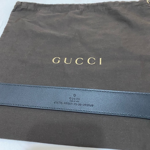 Gucci Black Leather Belt with Gold GG Buckle
SOLD!! - Picture 4 of 5